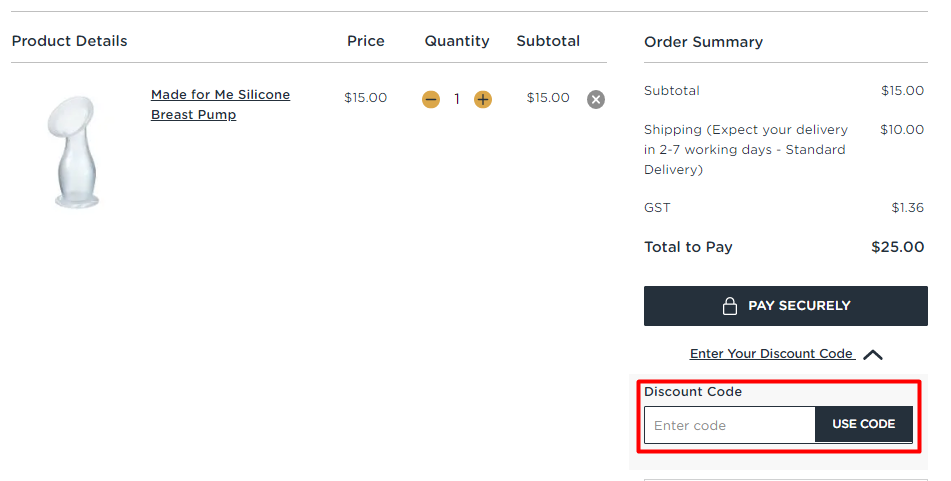 How do I use my Tommee Tippee discount code?