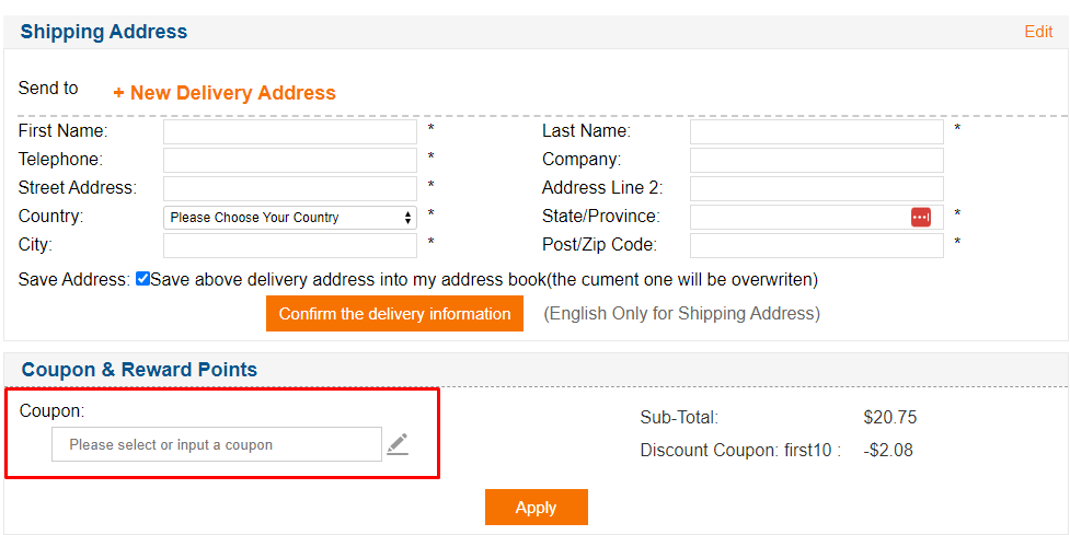 How do I use my HealthCabin coupon code?