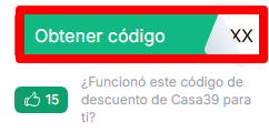 cuadro de un cupón de casa39 para copiar y canjear