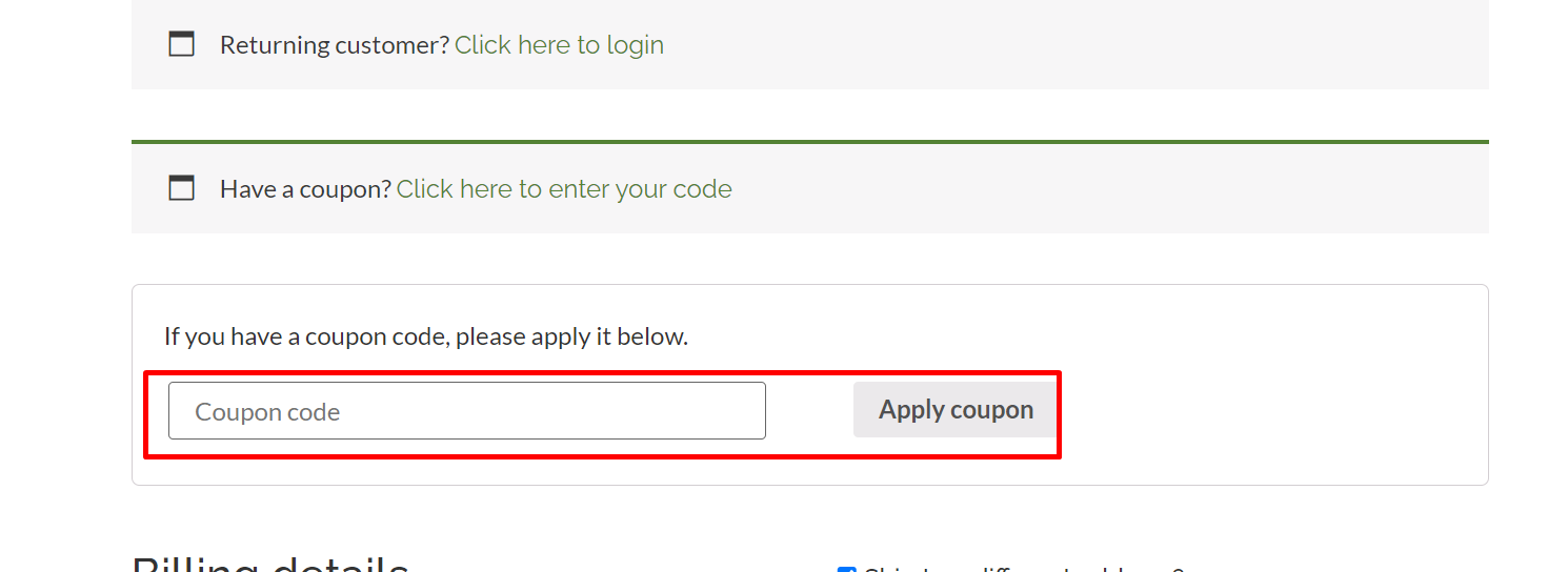 How do I use my Akarali coupon code?