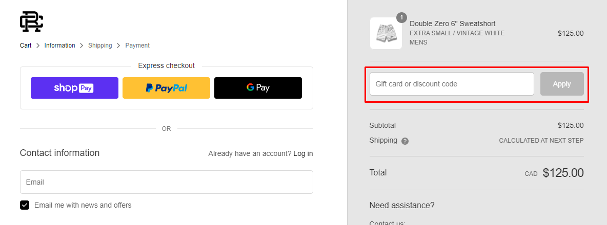 How do I use my Reigning Champ discount code?