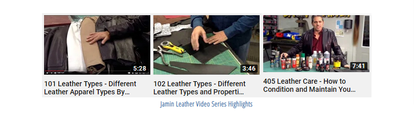 Leather types