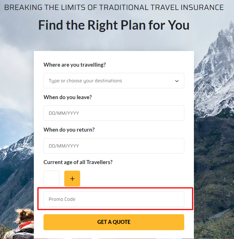 How do I use my WAS Insurance promo code?