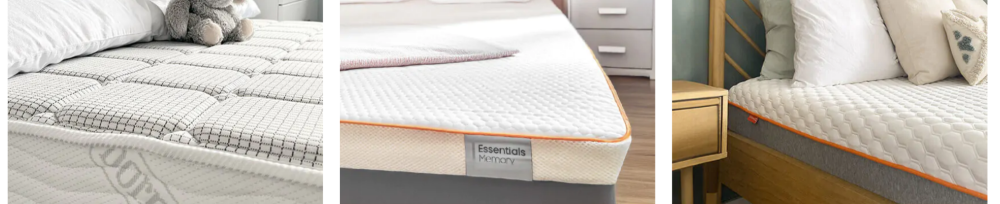 3 different types of Dormeo memory foam mattresses