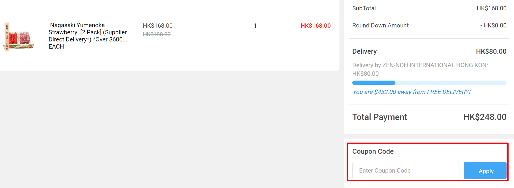 How do I use my PARKnSHOP coupon code?