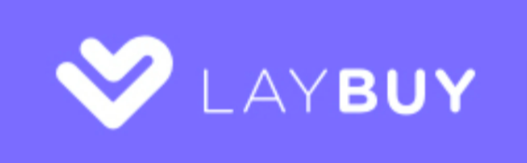 A laybuy logo on a blue background written the Laybuy