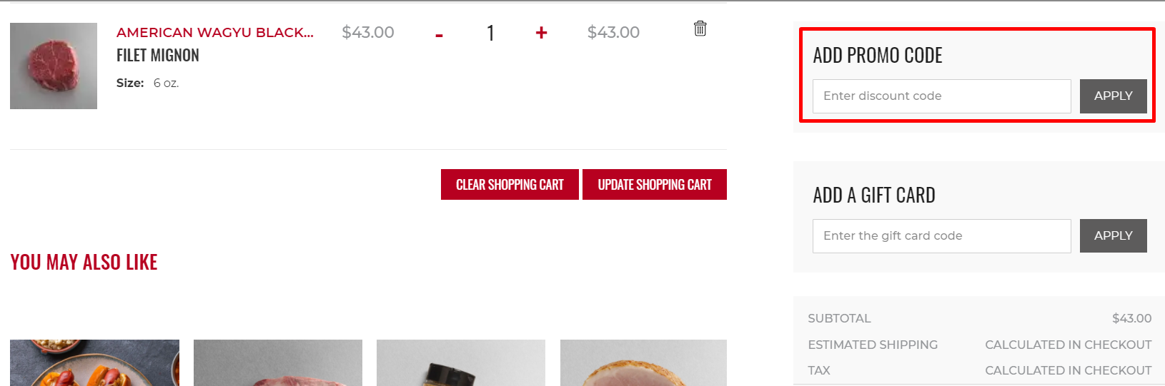 How do I use my Snake River Farms promo code?