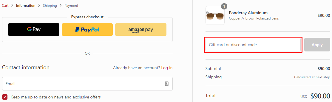 How do I use my Proof Eyewear discount code?