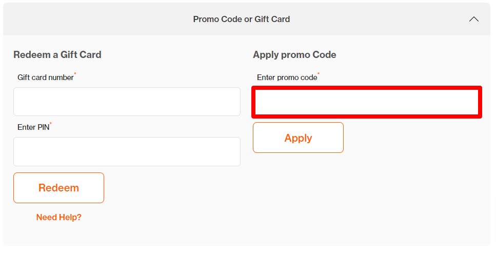 The Superdry checkout page, showing Superdry discount code box highlighted with a red border