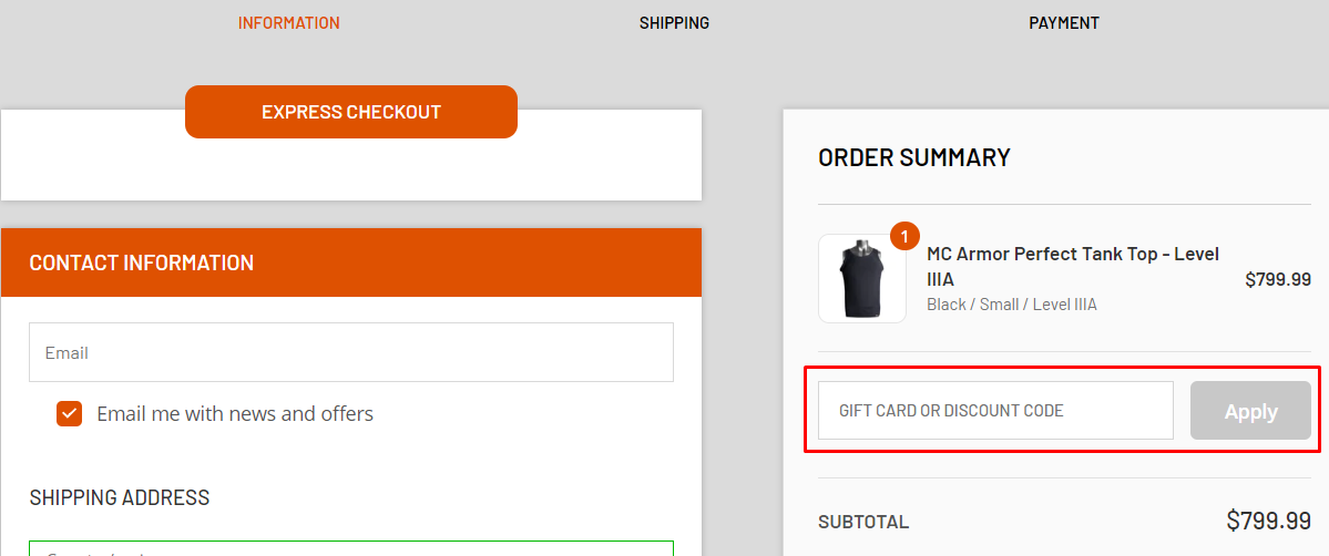 How do I use my Bulletproof Zone discount code?