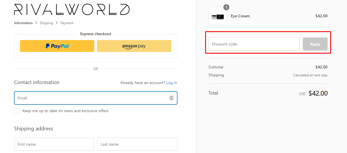 How do I use my RivalWorld coupon code?