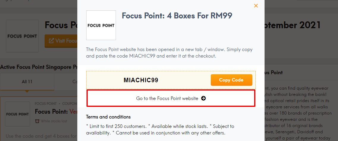Focus Point coup sg