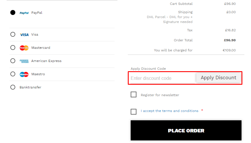 How do I use my Yoek discount code?