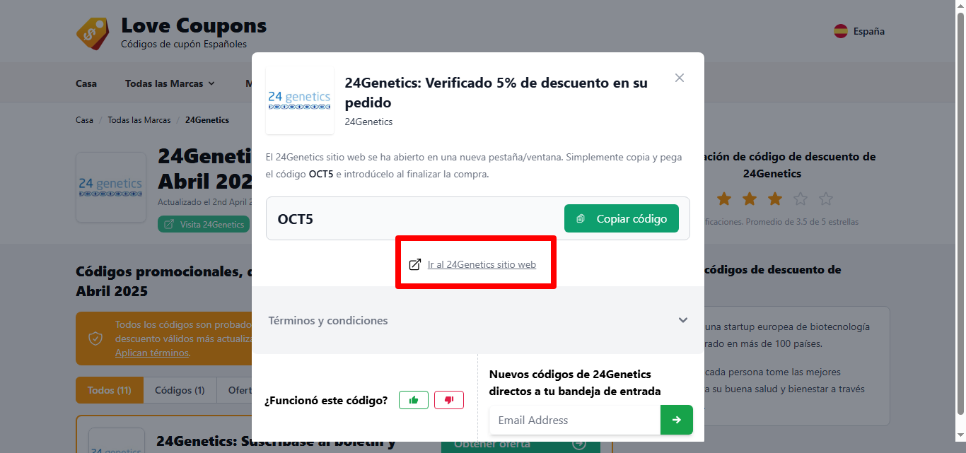 enlace para ir a la web de la marca