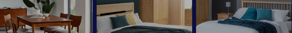 Different rooms with furniture and beds that you can purchase from Bed Kings