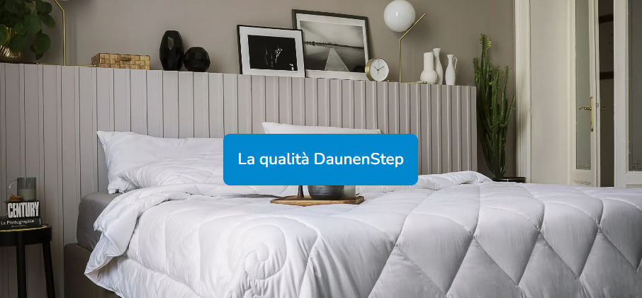 letto del brand DaunenStep da poter comprare con un codice sconto DaunenStep inserito nel sito