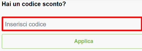 carrello del sito ufficiale Robinsonpetshop dove poter inserire ed applicare un codice sconto Robinsonpetshop