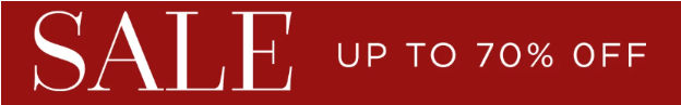Evans sale up to 70%
