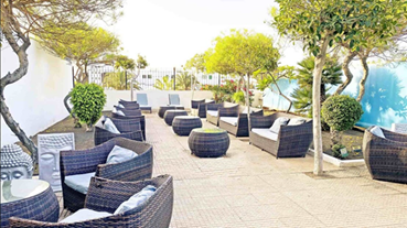 image showing the sitting area in a Spain holiday destination
