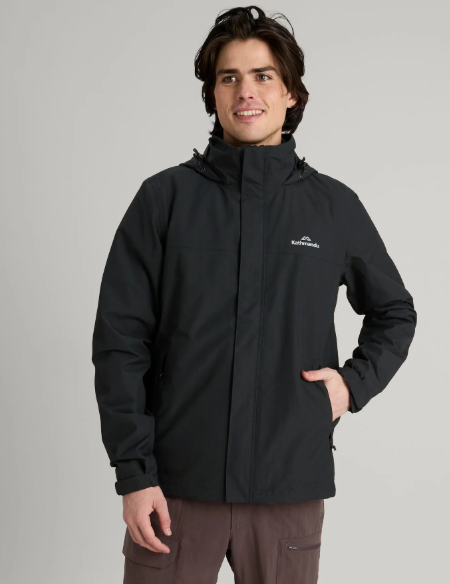 Autumn wardrobe staples: Men’s Andulo 2-layer Rain Jacket in black