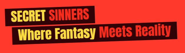 A banner from the Secret Sinners website.