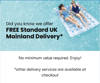 The Quickdraw Supplies free delivery banner from their website.