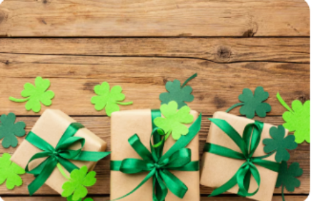 St. Patrick's Day gift ideas during celbrations in the UK