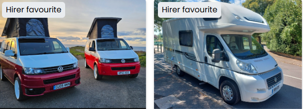 Campervan, caravan and motorhome hire from locals at Camplify UK