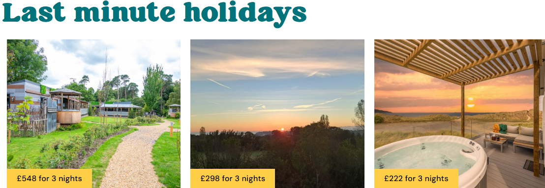 Away Resorts last minute holidays