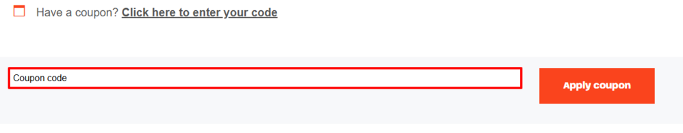 The Pastiko checkout page with where to paste the Pastiko voucher code in a red box.