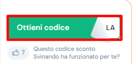 codice sconto Svinando da poter prelevare ed applicare sul sito Svinando