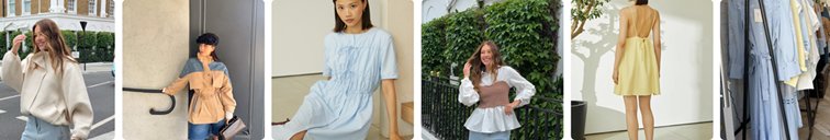 image showing a number of Jovonna clothing items