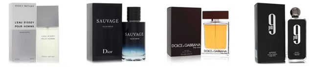 image showing men's fragrances you can buy from FragranceX.com