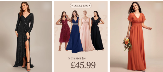 Ever Pretty 5 dresses for £49