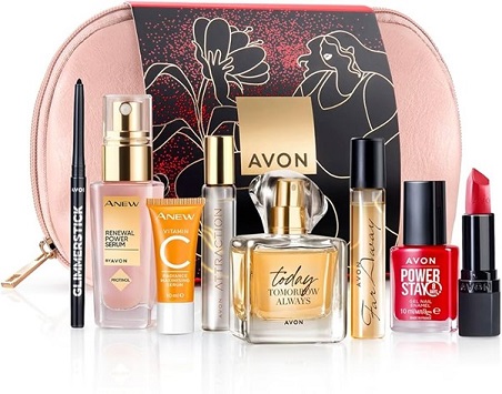 image showing different kinds of Avon products