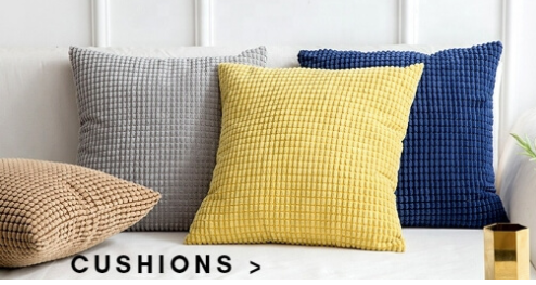 Shop cushion covers and exceed the threshold to qualify for free delivery