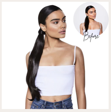 Get your wrap ponytail using a voucher code