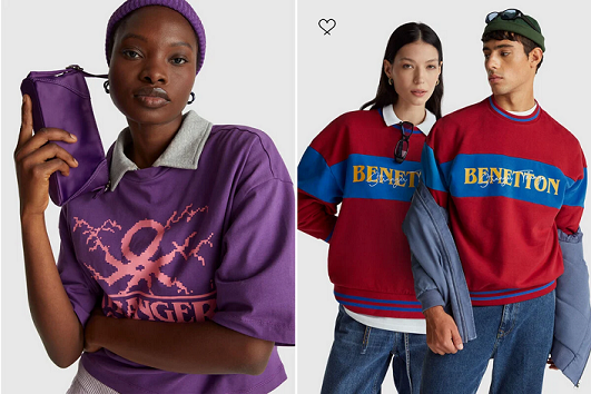 image showing Benetton offerings