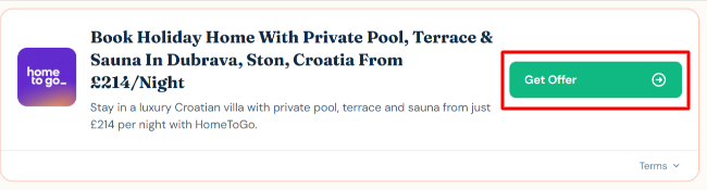 an offer for a good holiday at one of their location