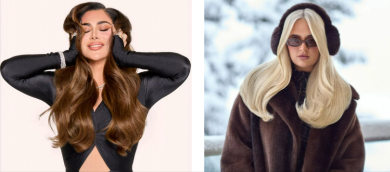 Ladies wearing Beauty Works extensions