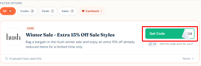additional 15% discount on sale items at their store