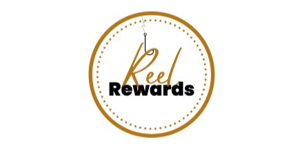 Reel reards logo on a white background
