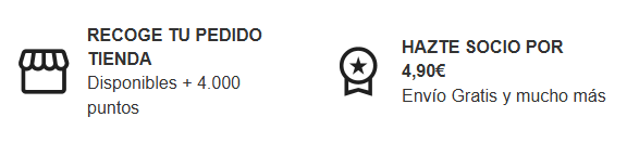 imagen de la web de FNAC de servicios gratuitos en la web