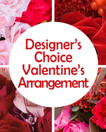 Last-minute Valentine's Day gifts: The Designer’s Choice Valentine’s Arrangement
