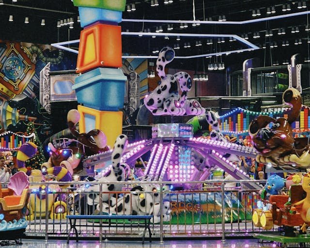 July school holidays: An indoor amusement park with different rides