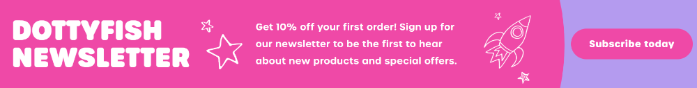 The Dotty Fish newsletter sign up page