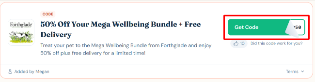 Mega Wellbeing Bundle from Forthglade & a 50% off plus free delivery