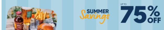 Into the Blue offers savings of up to 75% off