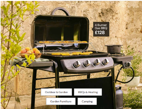 Get a burner gas and enjoy an outdoor grill with your loved ones
