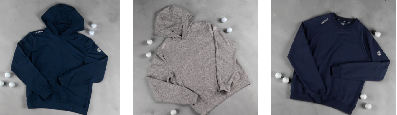 Apeiron jumpers hades of blue and grey from Apeiron's store